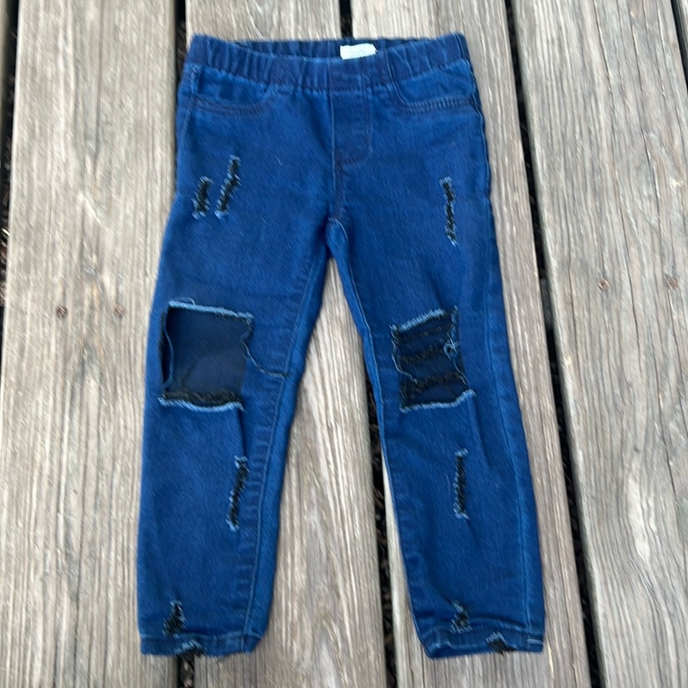 Ripped jeggings